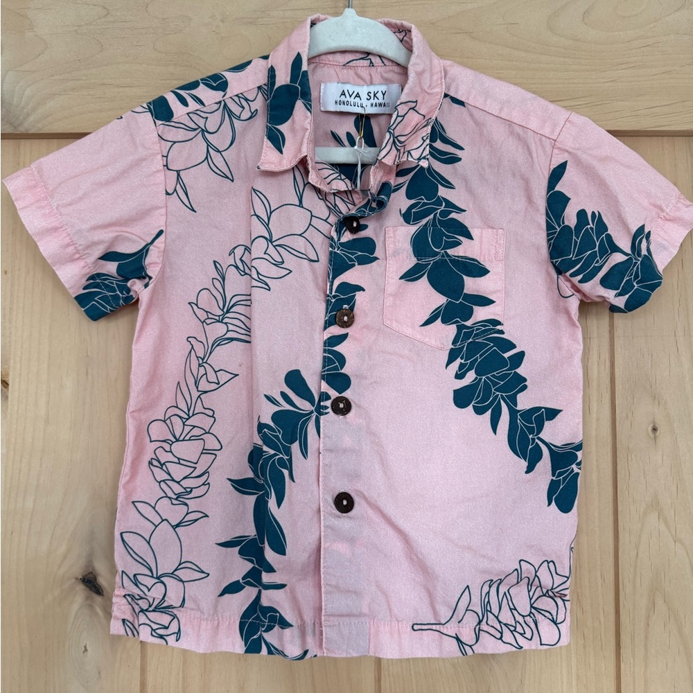 AVA SKY Boys Aloha Shirt 2T